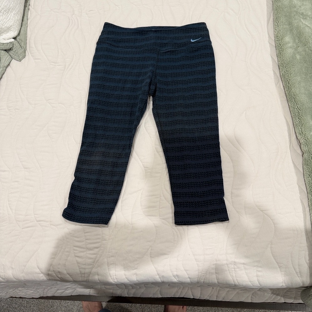 Nike Dark Blue Patterned Leggings